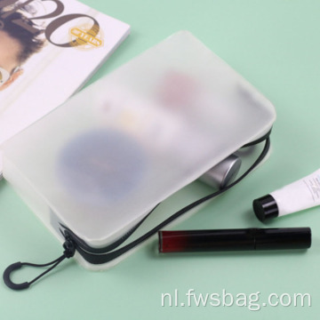 Lady Nieuwe Cosmetic Bags Toiletrie Organiseer waterdichte Eva draagbare transparante make -uptas Zipper Travel opslagtas aangepast